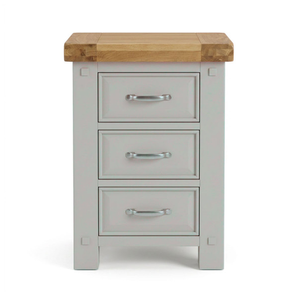 Westminster 3 Drawer Locker Grey/Oak